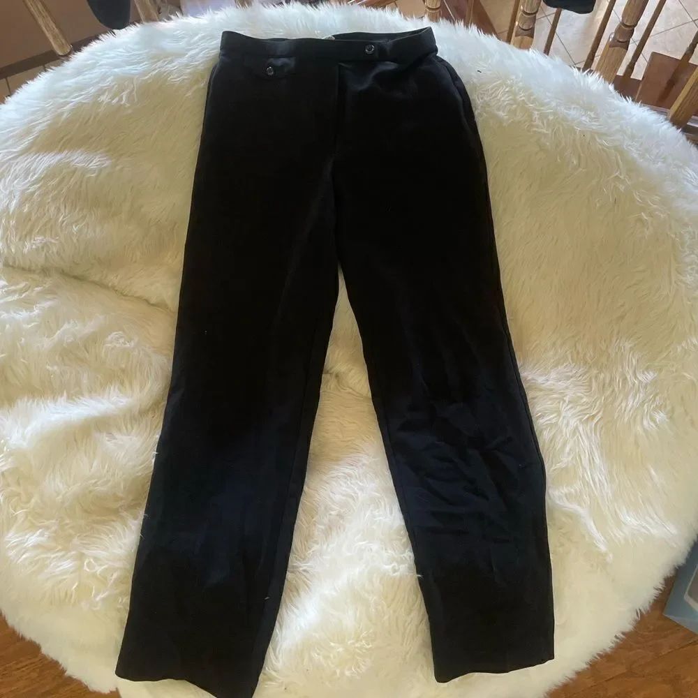 Black petite work pants